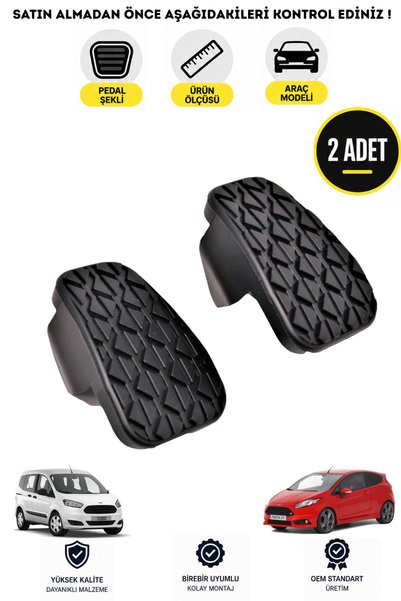 SEMECHLER Ford Courier Fiesta Mk7-8 Tourneo B-Max Uyumlu Fren Debriyaj Pedal ...