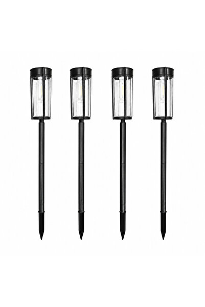 COBI SMART® Set 4 bucati lampa solara LED de sol pentru exterior, 58.5 x 7 cm...