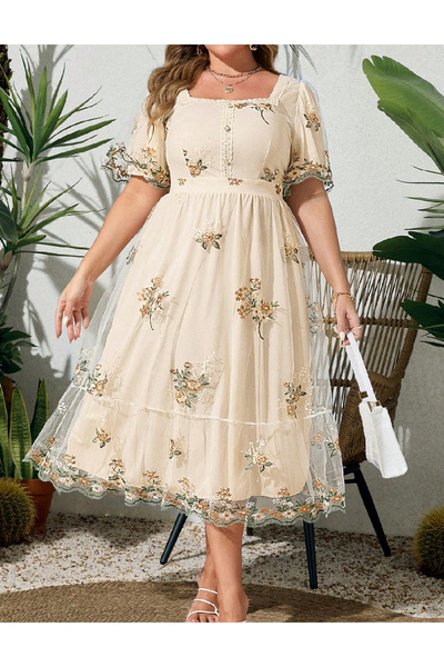 Evendi Medium dress, cream