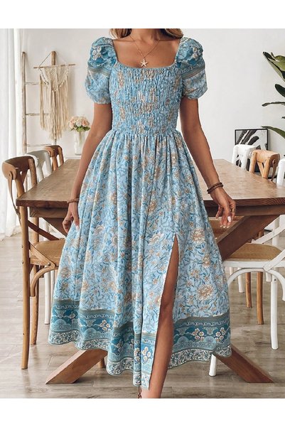 Evendi Rochie medie, Albastru