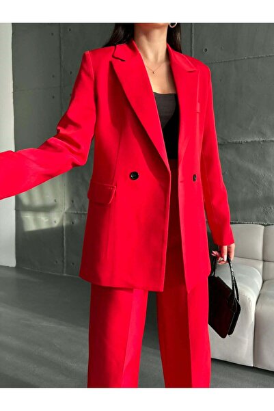 MYGİYİMİSTANBUL blazer jacket palazzo pants set