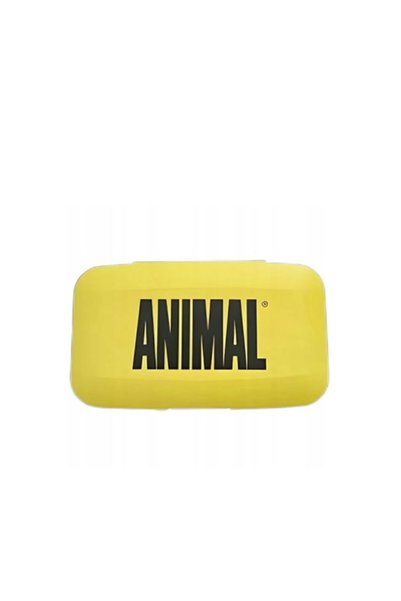 Animal Pill Box - Cutie Organizator pentru Pastile și Capsule, Galben