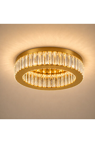 DIGITAL Merchandise Lustra LED cu telecomanda si cristal VERTUS 31W, 50cm, Ce...