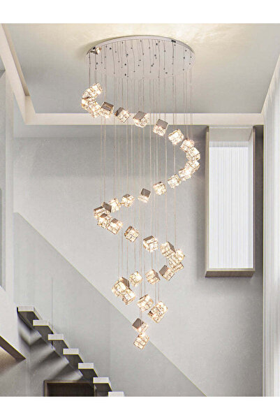 Alessandro DESIGN Candelabru Modern LED CM526/18, 51W, Diametru 58.5cm, Inalt...