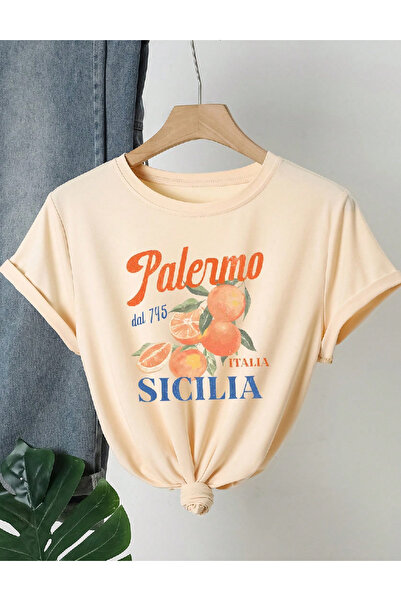 Evendi T-shirt, Cream