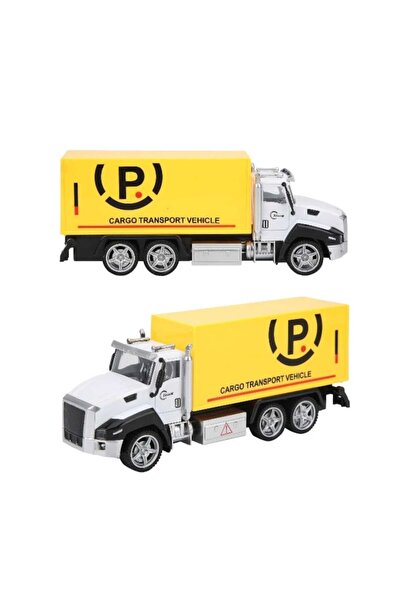 Generic Brand Camion de transport 22cm lungime cabină metalică, jucărie pentr...