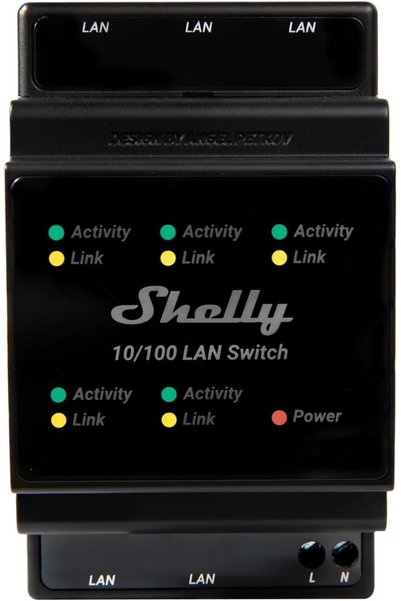 StepCo LAN Switch | DIN rayı için Ethernet ağ anahtarı (10/100 Mbps) | 5 RJ45 bağlantı noktası | 110 V - 23