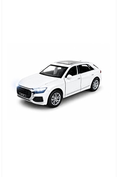 Generic Brand Mașinuță Metalică, SUV, Model Die-Cast 1:24, Uși Funcționale, Alb
