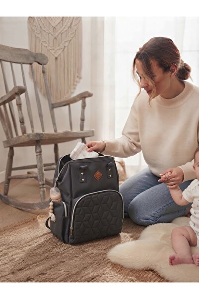 OMY Mother Baby Care Backpack with Thermal Bottle Compartment Baby Kids Bag