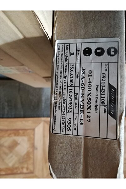 Norton Disc abraziv plat pentru piatră 400x50x127mm Gr60