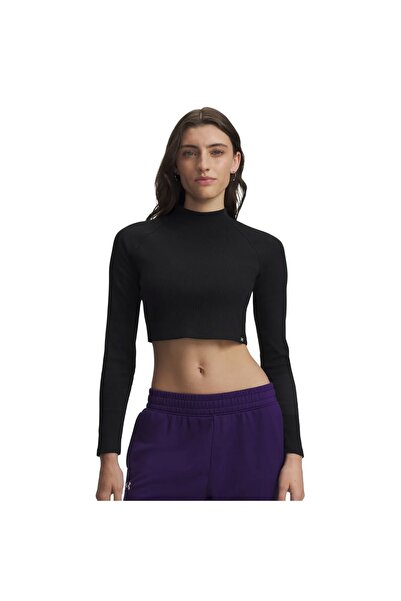 Under Armour RIV RIB MOCK LS 6014795-008 Μαύρο