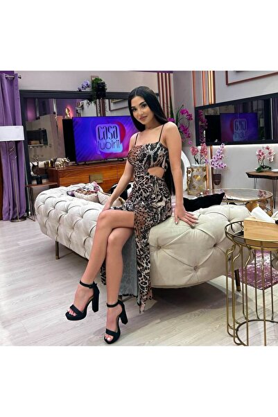 Andress Boutique Rochie maxi Ilona, imprimeu animal