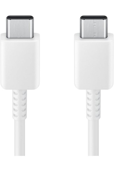 StepCo EP-DX310 USB Type-C - USB Type-C kablo, veri kablosu, şarj kablosu, 1,8 m, 3 A, beyaz