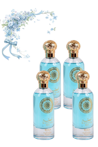RIAVA PERFUMES 4 قطع عطر جيسة هوت بلو 85 مل