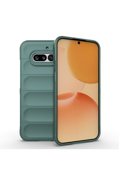 Techaks حافظة هاتف Nothing Phone 4A مصنوعة من السيليكون المرن مع شريط لاصق لح...