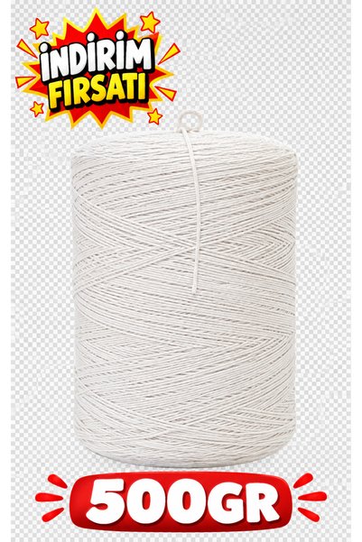Akmonia 500Gr Pamuklu El Örgü İpi Amigurumi koton ip punch ipi Runner İpi