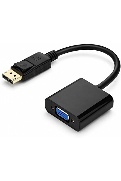 StepCo PrimeX PX-1320 DisplayPort to VGA Aktif Dönüştürücü, DP Erkek to VGA Dişi Görüntü Çevirici Adaptör,