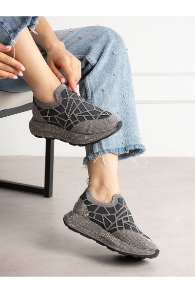 ALEMDAR AYAKKABI Serella Platinum Stone Women's Sneakers