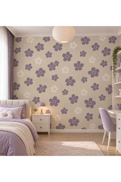 borella Duvar Kagidi 5m2 Çiçek Desenli