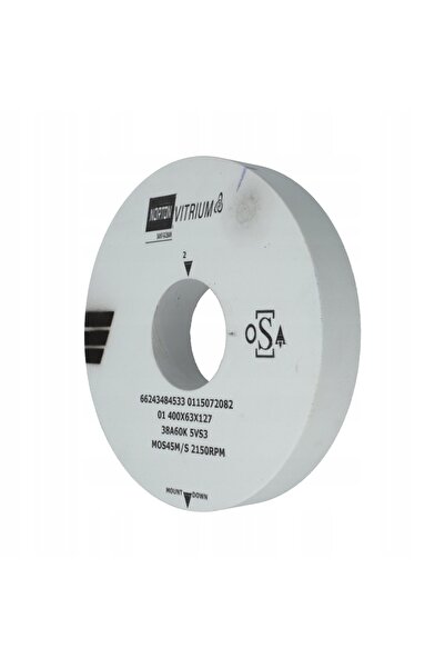 Norton Disc abraziv plat pentru piatră 400x63x127mm Gr60