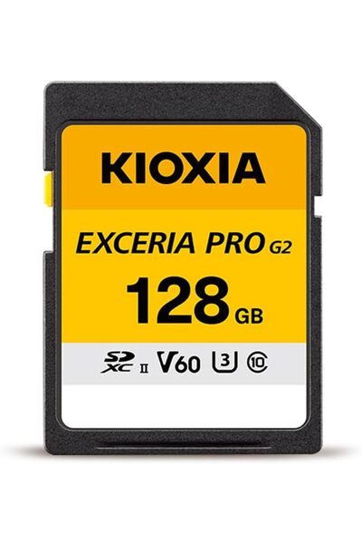 TinyBox EXCERIA PRO G2 128GB SDXC Hafıza Kartı – UHS-II U3 V60 C10, 300MB/s Okuma, 170MB/s Yazma, 8K / 4K