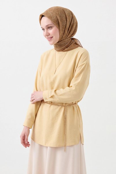 Silk Home Soft Eşarp Petra Altın Sarısı