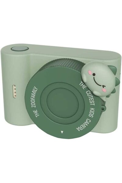 Zoo Family Dino Green C5 Dijital Kamera, Yeşil