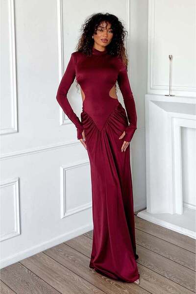 Andress Boutique Rochie Maxi Vivien, Bordeaux