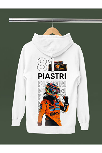 MAGORS Hanorac F1 cu glugă, cu mânecă lungă, din bumbac, imprimat OSCAR PIAST...