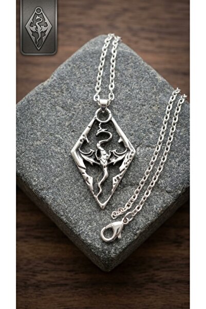 Corvus kolye&bileklik The Elder Scrolls V Skyrim Akatosh Seal Themed Necklace