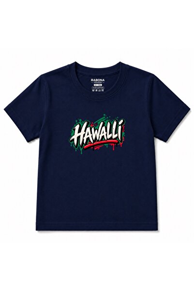 Rabona Fashion Tricou Hawalli Kuwait pentru copii cu imprimeu grafic – Design...