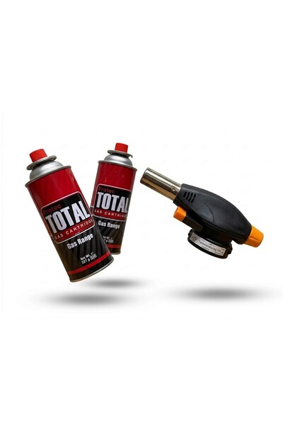 Otto Portable Gas Burner Package + 227g Cylinder Set - Camping & DIY.