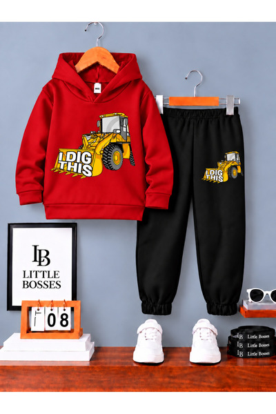 LB little bosses طقم بدلة رياضية شتوية للأطفال للجنسين (PURO KÖPEKK)