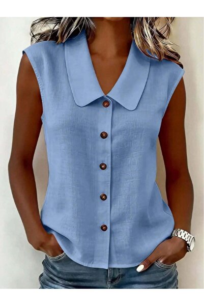Sheya Short-Sleeved shirt, blue