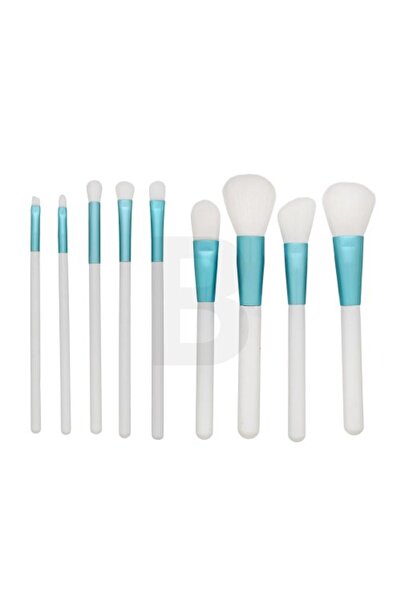 MIMO Makeup Brush Set White – 9-piece brush set