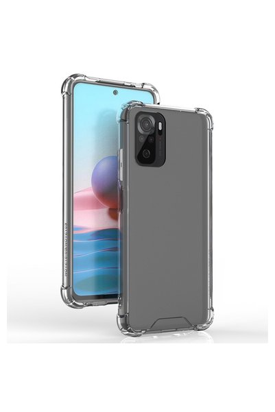 Techaks حافظة هاتف Xiaomi Redmi Note 10 من السيليكون المقاوم للصدمات مع حماية...