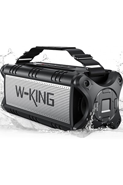 90W Max Bluetooth Hoparlör, IPX6 Su Geçirmez Taşınabilir Kablosuz Bluetooth Hoparlör, 50W Derin Bas