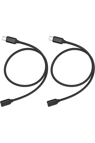 StepCo Type-C Uzatma Kablo 50 cm USB C Erkek - Dişi Uzatma Kablosu PD Güç Konektörü Uzatma Kablosu Tip C Uz