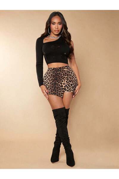 Sheya Fustă tip pantalon, mix culori