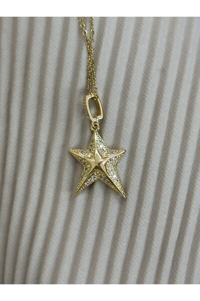 TChic Stone Starfish Gold Necklace