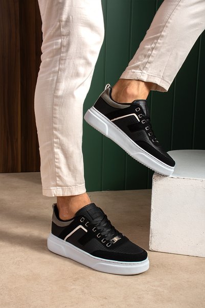 LesCarmine Daily Sneaker Unisex Comfortable Sole Lace-Up Sports Shoes