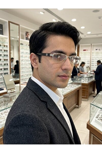 MERISU Siyah - Metalik Detaylı Unisex Gözlük – Optik Cam Değişimine Uygun 53 ...