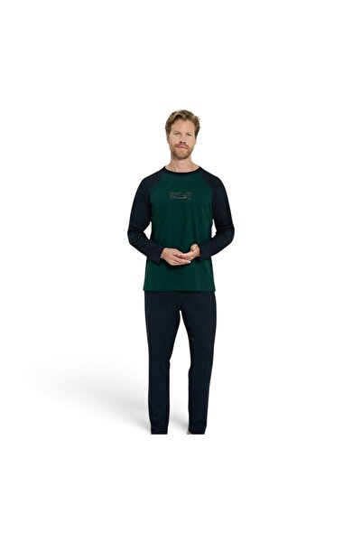 Pijadore Men's 100% Cotton Long Sleeve Pajama Set 2284