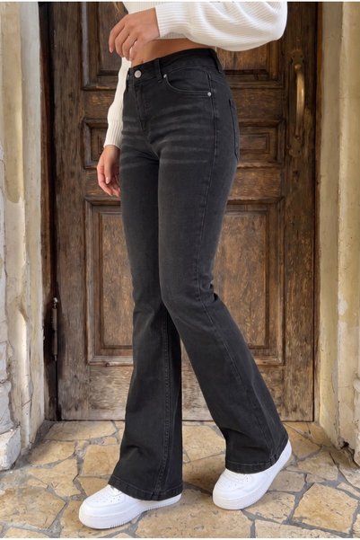 BİKELİFE High Waist Flare/Spanish Denim Pants