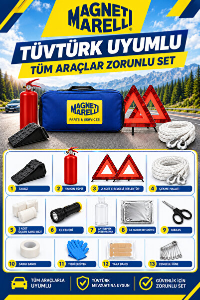 Trafik İlk Yardım Seti Tuv Türk Uyumlu
