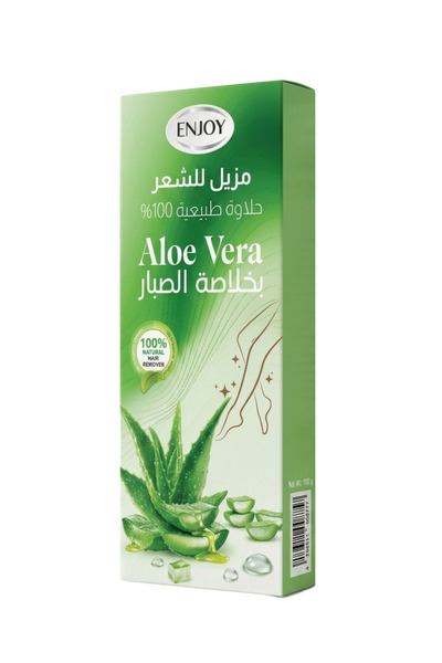 Enjoy Natural Sugar Wax Hair Remover with Aloe Vera Extract – 100g, 100% Natu...