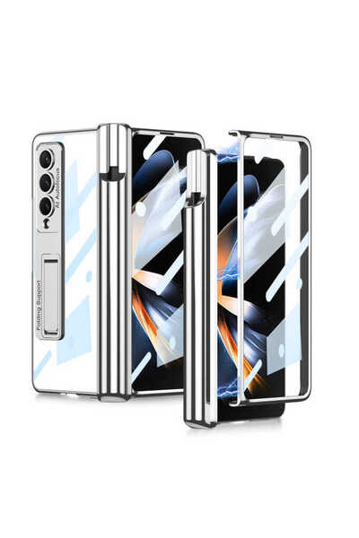 Techaks حافظة Galaxy Z Fold 4 مع حامل قلم ومقصورة