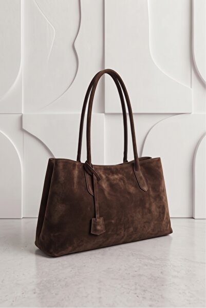 Gogoey Voluminous Suede Model Compartmentalized Hand and Shoulder Women's Bag...