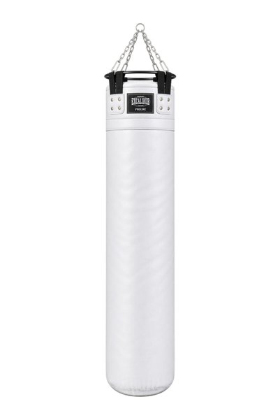 Excalibur Proline Salon Tipi Çemberli Boks Torbası 180 x 40 cm Beyaz