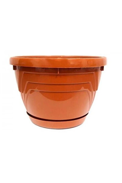 Generic Ghiveci LUX teracotă cu farfurie nr. 3
